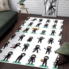 Load image into Gallery viewer, Cute ninja katana sword pattern Area Rug
