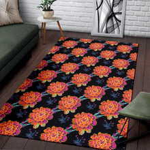 Load image into Gallery viewer, Marigold Pattern Print Design MR04 Area Rugs
