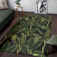 Load image into Gallery viewer, Banana Leaf Pattern Print Design BL04 Area Rugs
