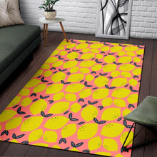 Load image into Gallery viewer, Lemon Pattern Print Design LM03 Area Rugs
