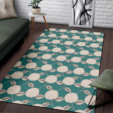 Load image into Gallery viewer, Hydrangea Pattern Print Design HD03 Area Rugs
