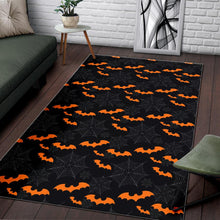 Load image into Gallery viewer, Cobweb Spider Web Bat Pattern Area Rug

