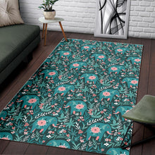 Load image into Gallery viewer, Elephants jungle pattern Area Rug
