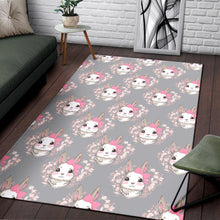 Load image into Gallery viewer, Rabbit Pattern Print Design RB07 Area Rugs
