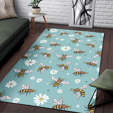Load image into Gallery viewer, Bee Pattern Print Design BEE010 Area Rugs
