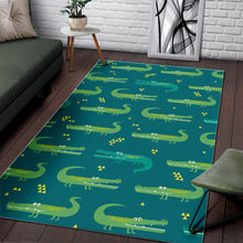 Load image into Gallery viewer, Crocodile pattern Area Rug
