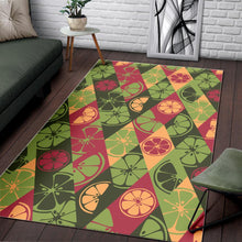 Load image into Gallery viewer, Cool Geometric lime pattern Area Rug
