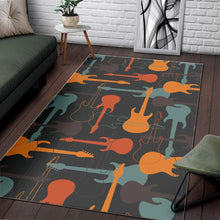 Load image into Gallery viewer, electric guitars pattern Area Rug
