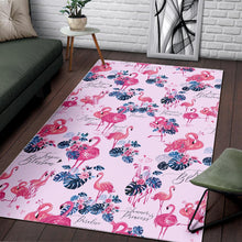 Load image into Gallery viewer, Flamingo Pink Pattern Area Rug
