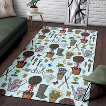 Load image into Gallery viewer, Gardening Pattern Print Design G01 Area Rugs
