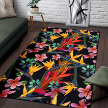 Load image into Gallery viewer, Tropical Flower Pattern Print Design TF015 Area Rugs
