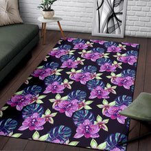 Load image into Gallery viewer, Orchid Pattern Print Design OR010 Area Rugs
