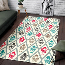 Load image into Gallery viewer, French Bulldog Tuxedo Pattern Area Rug
