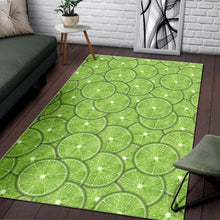 Load image into Gallery viewer, Slices of Lime pattern Area Rug
