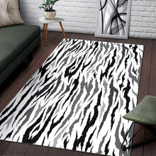 Load image into Gallery viewer, Gray Bengal Tiger Pattern Area Rug
