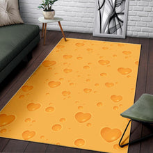 Load image into Gallery viewer, Cheese Heart Texture Pattern Area Rug
