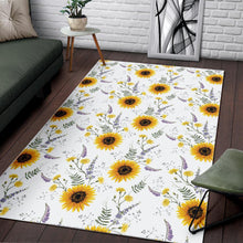 Load image into Gallery viewer, beautiful sunflowers pattern Area Rug
