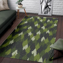 Load image into Gallery viewer, Christmas Tree Camo Pattern Area Rug
