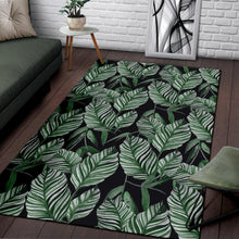 Load image into Gallery viewer, Palm Leaves Pattern Print Design PL09 Area Rugs
