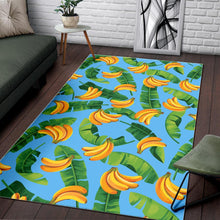 Load image into Gallery viewer, banana leaves banana design pattern Area Rug
