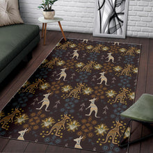 Load image into Gallery viewer, Kangaroo Aboriginal Theme Pattern  Area Rug
