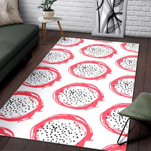 Load image into Gallery viewer, Hand drawn dragon fruit Area Rug
