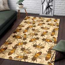 Load image into Gallery viewer, Bee Pattern Print Design BEE05 Area Rugs
