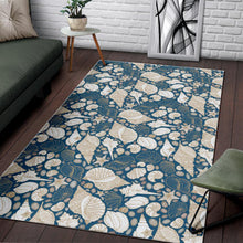 Load image into Gallery viewer, Shell Polynesian Tribal design pattern Area Rug
