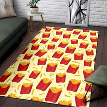 Load image into Gallery viewer, French Fries Pattern Theme Area Rug
