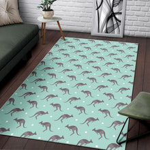 Load image into Gallery viewer, Kangaroo pattern background Area Rug
