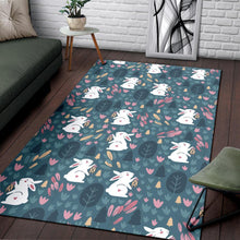 Load image into Gallery viewer, Rabbit Pattern Print Design RB013 Area Rugs
