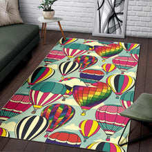 Load image into Gallery viewer, Hot Air Balloon Pattern Background Area Rug

