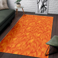 Load image into Gallery viewer, Red Flame Fire Pattern Area Rug
