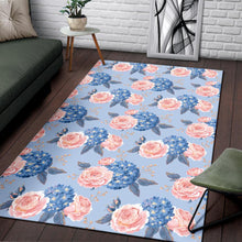 Load image into Gallery viewer, Hydrangea Pattern Print Design HD06 Area Rugs
