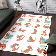 Load image into Gallery viewer, Cute Kangaroo pattern Area Rug
