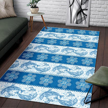 Load image into Gallery viewer, Dolphin Tribal Pattern Area Rug

