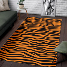 Load image into Gallery viewer, Bengal tigers skin print pattern background Area Rug

