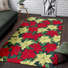 Load image into Gallery viewer, Poinsettia Pattern Print Design POT06 Area Rugs
