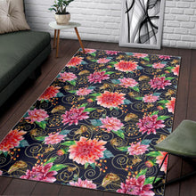 Load image into Gallery viewer, Dahlia Pattern Print Design DH02 Area Rugs
