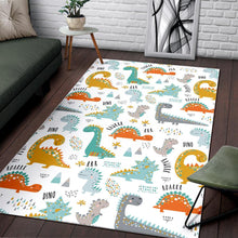 Load image into Gallery viewer, Cute funny kids dinosaurs pattern Area Rug
