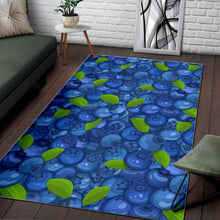 Load image into Gallery viewer, Blueberry Pattern Background Area Rug
