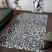 Load image into Gallery viewer, Gray Leopard Texture Pattern Area Rug
