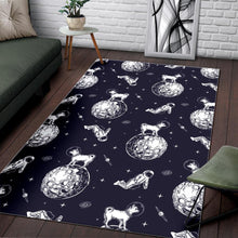 Load image into Gallery viewer, Chihuahua space helmet astronaut pattern Area Rug

