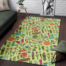 Load image into Gallery viewer, Gardening Pattern Print Design G02 Area Rugs

