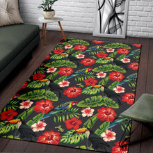 Load image into Gallery viewer, Tropical Flower Pattern Print Design TF04 Area Rugs
