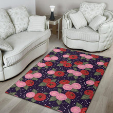 Load image into Gallery viewer, Camellia Pattern Print Design CM02 Area Rugs
