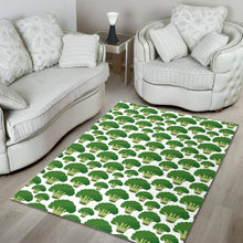 Load image into Gallery viewer, Broccoli Pattern Background Area Rug
