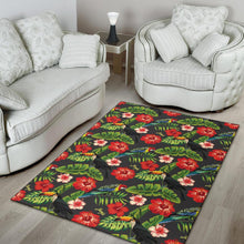 Load image into Gallery viewer, Tropical Flower Pattern Print Design TF04 Area Rugs
