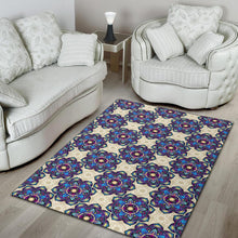 Load image into Gallery viewer, Lotus Boho Pattern Print Design LO08 Area Rugs
