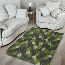 Load image into Gallery viewer, Christmas Tree Camo Pattern Area Rug
